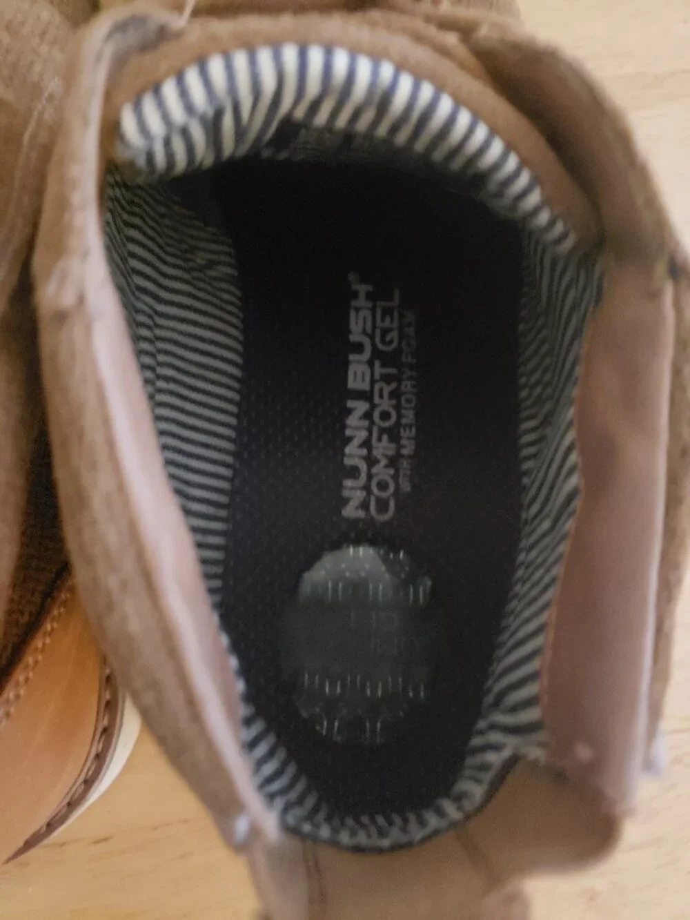 Nunn Bush Comfort Gel With Memory Foam Men's Shoes Size 9.5